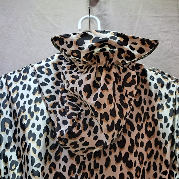 Woman's Spring Leopard Print Jacket - Picture 3 of 6